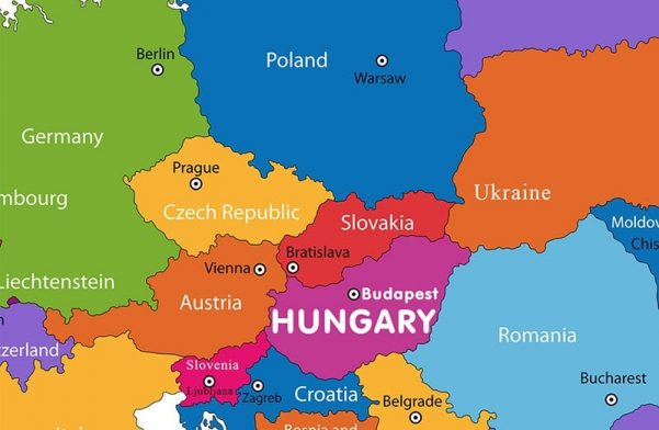 Hungary map