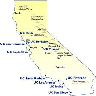 الجامعات في كاليفورنيا