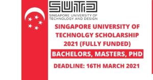 Singapore University of Technology Scholarship