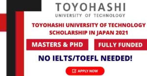 Toyohashi University Scholarship in Japan