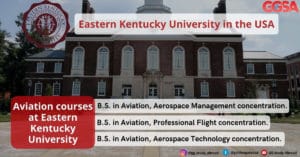 Study aviation at the Eastern Kentucky University in the USA